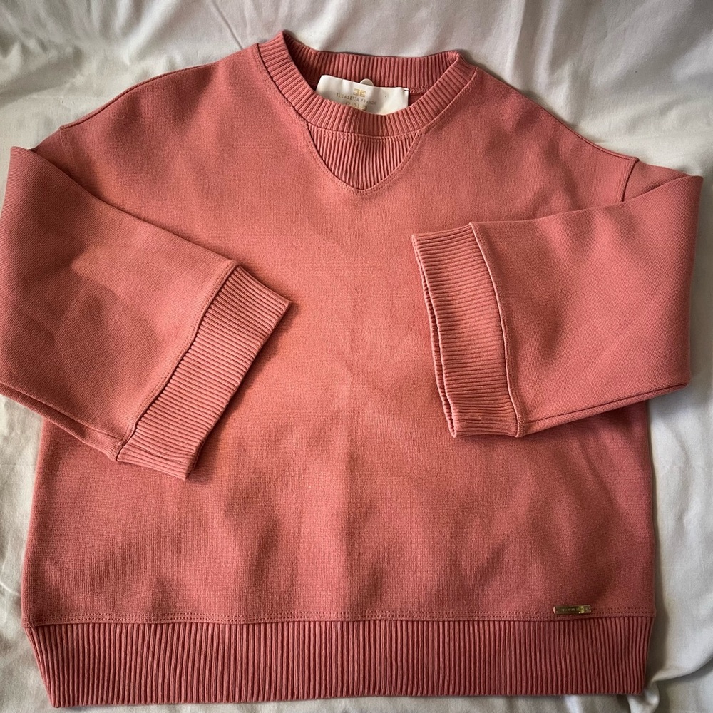Elisabetta Franchi Cropped Knit Top